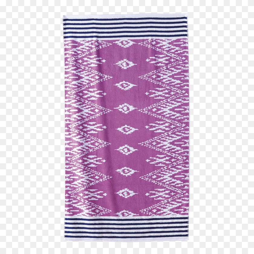 1500x1500 John Robshaw Textiles Dita Lotus Beach Towel - Beach Towel PNG