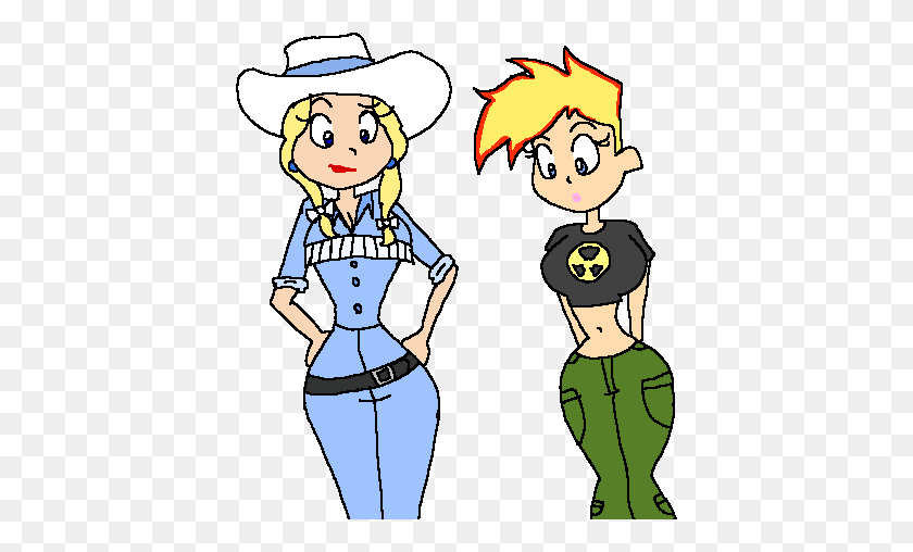 406x448 Johnny And Billy - Johnny Test PNG