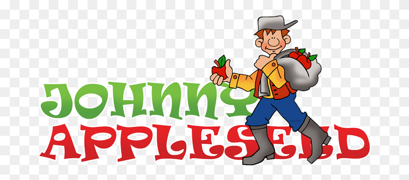 686x311 Johnny Appleseed - Johnny Appleseed Clipart