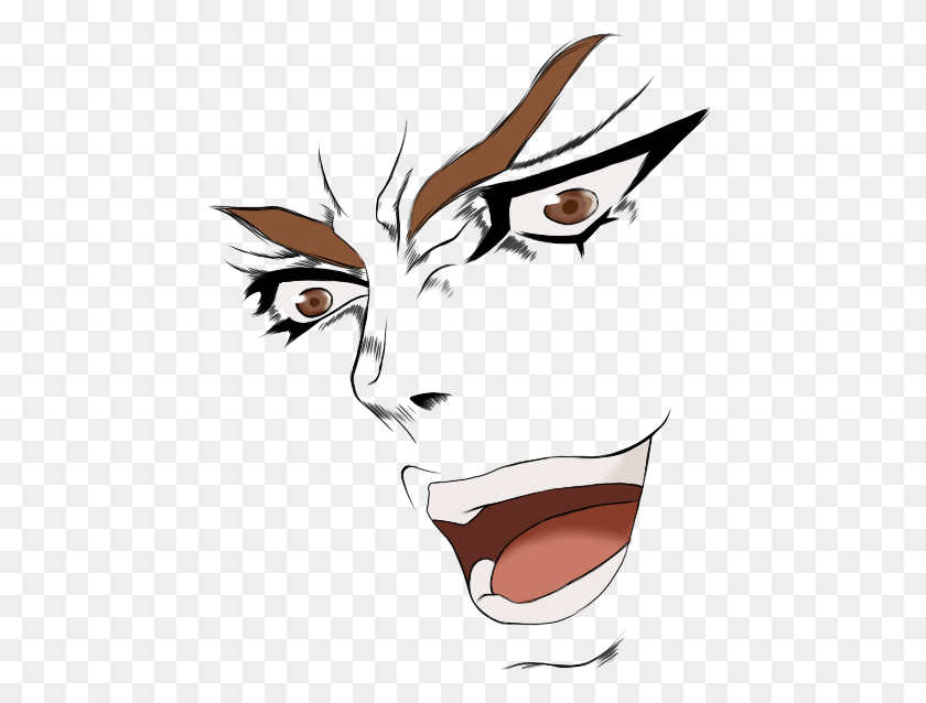 459x578 Jojo Face Png Image - Dio Face Png