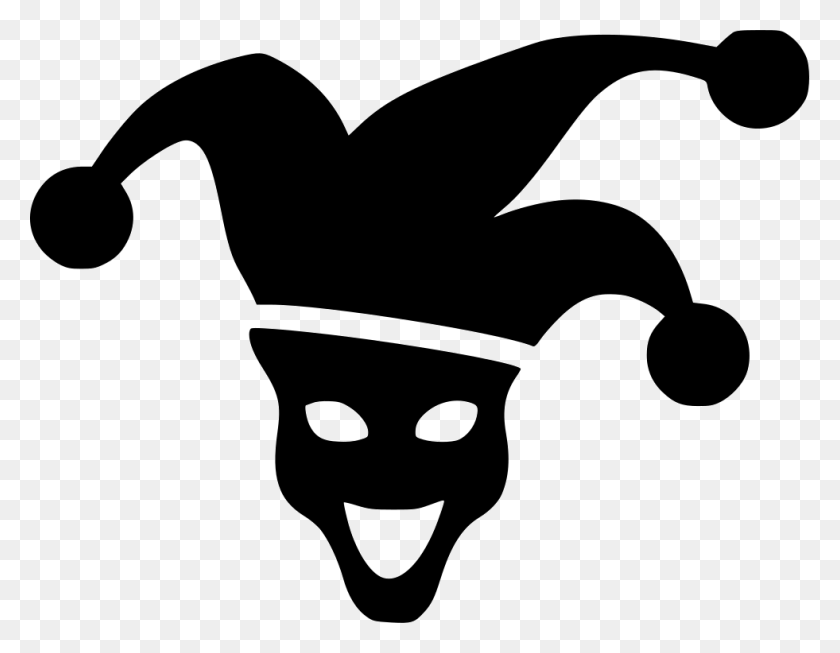 981x746 Joker Angry Face Mask Cap Hat Png Icon Free Download - The Joker PNG
