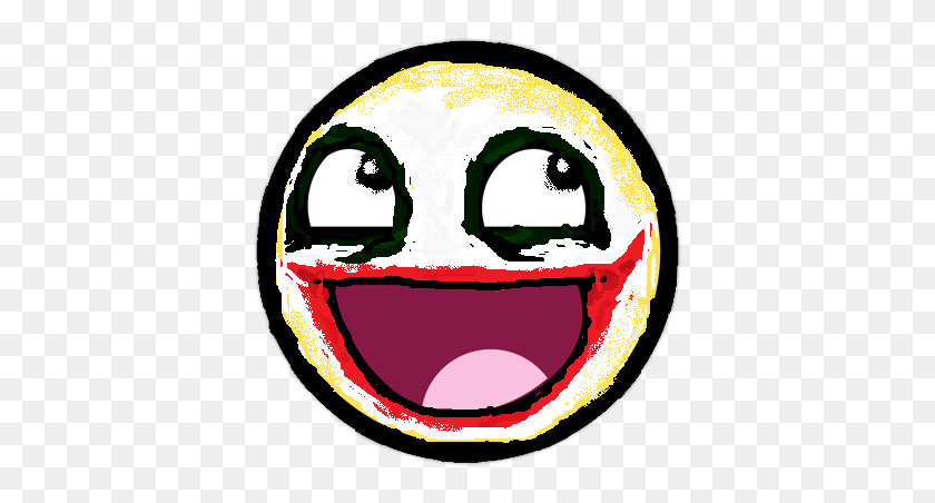 388x392 Joker Smile Counter Strike Source Sprays - Joker Smile PNG