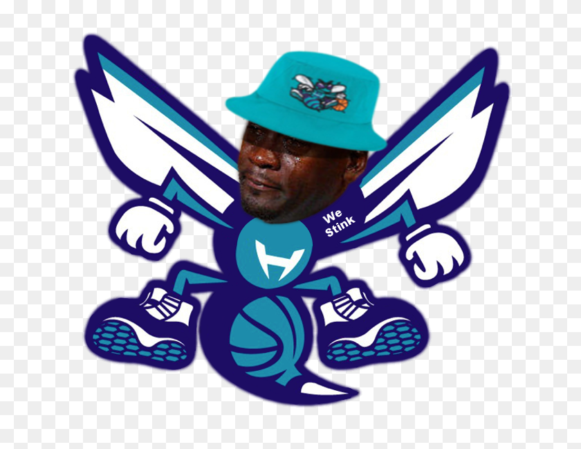 700x589 Jordan Ceo Logo Hornets Suck Crying Michael Jordan Know Your Meme - Charlotte Hornets Logo PNG