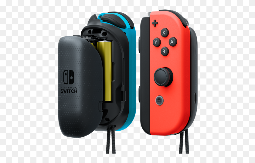 640x480 Joy Con Aa Battery Pack Set Joy Con Grips Controllers - Nintendo Switch PNG