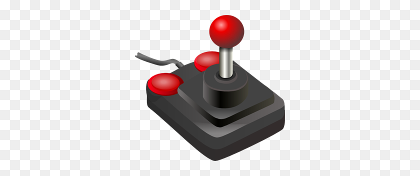 300x292 Joystick Png Clip Arts For Web - Atari Clipart