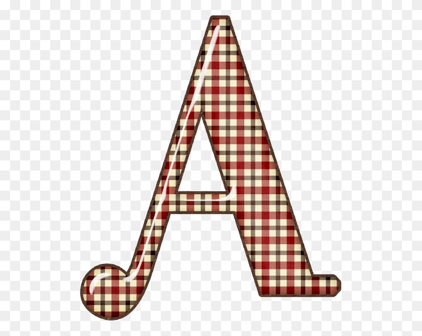 521x610 Jss Happycamper A Happy Campers, Alphabet Letters - Plaid Clipart