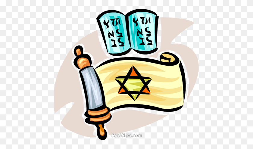 480x435 Judaism Royalty Free Vector Clip Art Illustration - Judaism Clipart