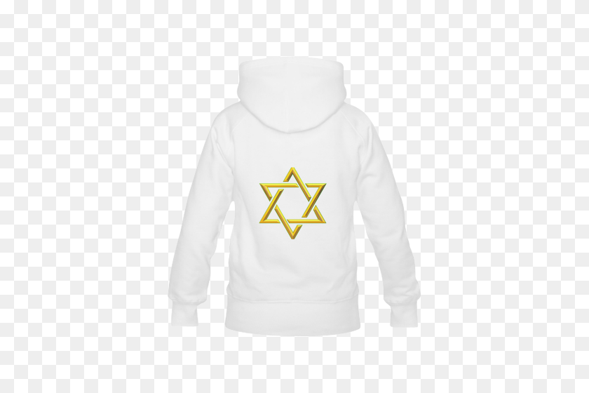 500x500 Judaism Symbols Golden Jewish Star Of David Women's Classic - Jewish Star PNG