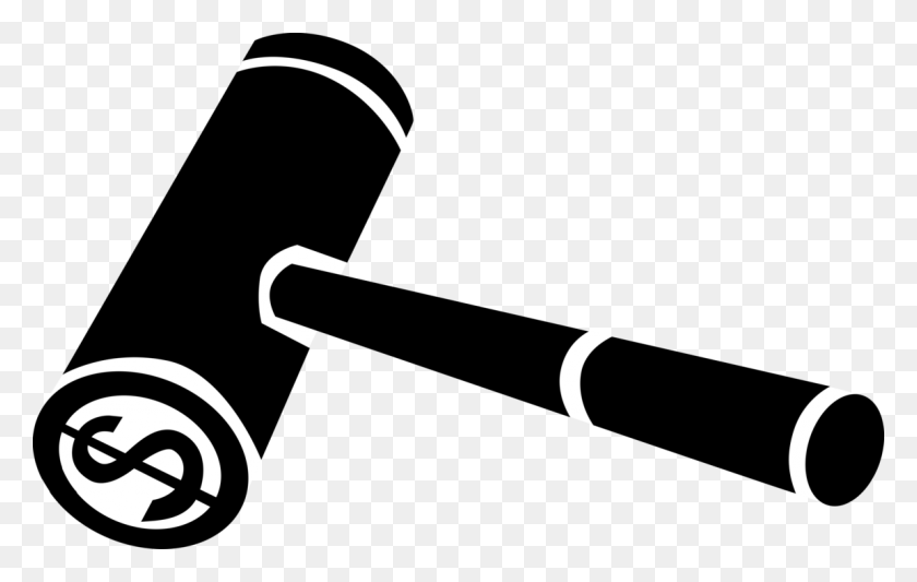 1152x700 Judge's Gavel With Dollar Sign - Judge Mallet Clipart