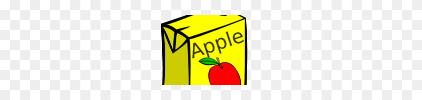 200x140 Juice Box Clip Art Orange Juice Box Clip Art Free Vector - Yellow Apple Clipart