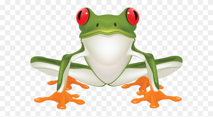 600x403 Jump Like A Frog - Red Eyed Tree Frog Clipart