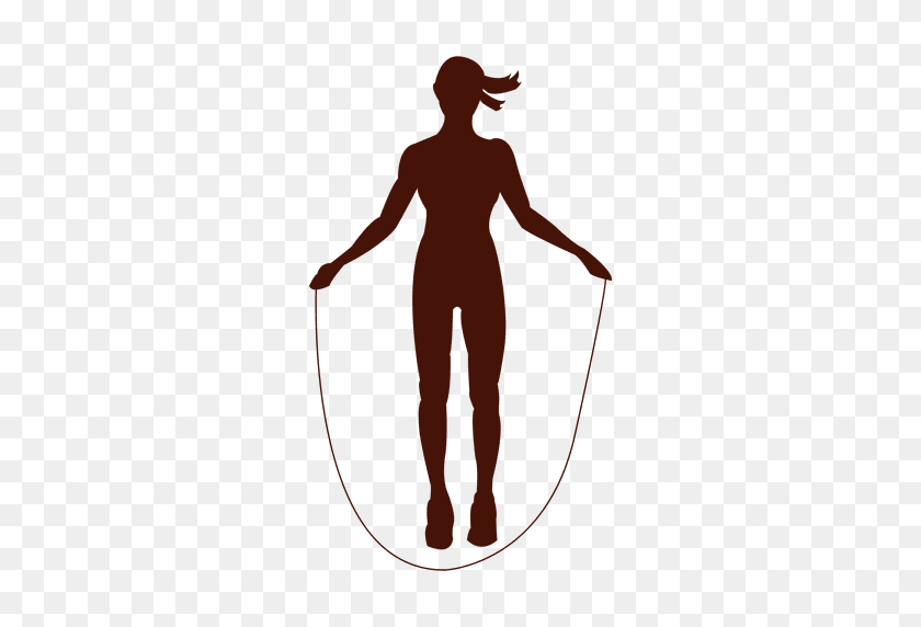 512x512 Jump Rope Shape Exercise Silhouette - Rope PNG