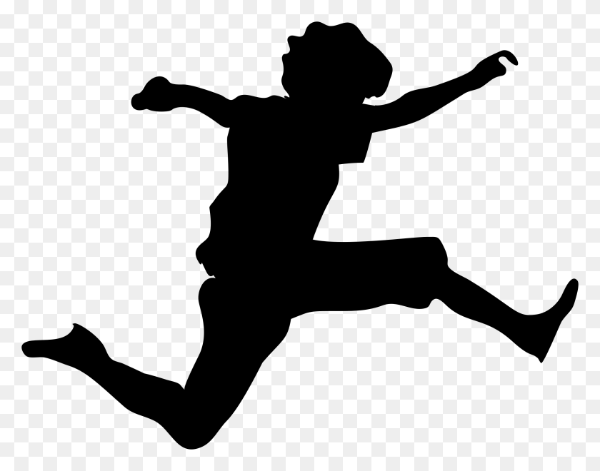 2322x1788 Jumping Boy Silhouette Icons Png - Jumping PNG