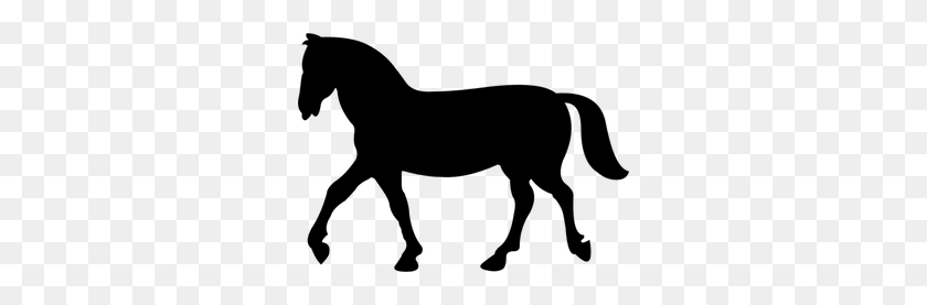 300x217 Прыжки Лошадь Клип Арт Силуэт - Arabian Horse Clipart
