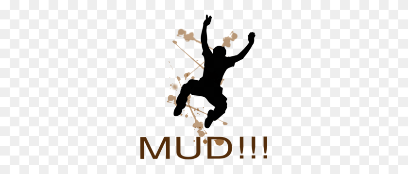 261x298 Jumping Mud Man Clip Art - Mud Clipart