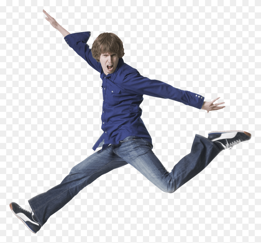 3000x2777 Jumping Young Man Transparent Png - Happy Man PNG