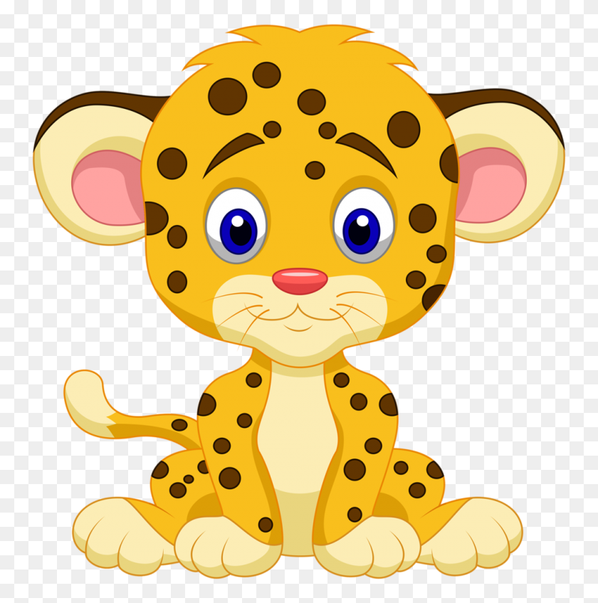 1014x1024 Jungle Clipart Baby, Safari And Animals - Leopard PNG