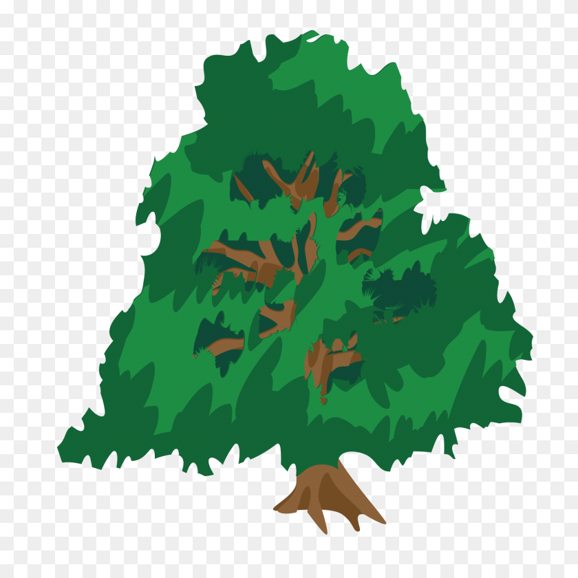 1500x1501 Джунгли Тропический Лес Скачать - Дерево Джунглей Png