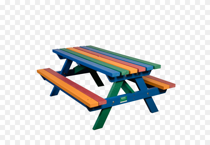 1500x1000 Junior Recycled Plastic Picnic Table - Picnic Table PNG