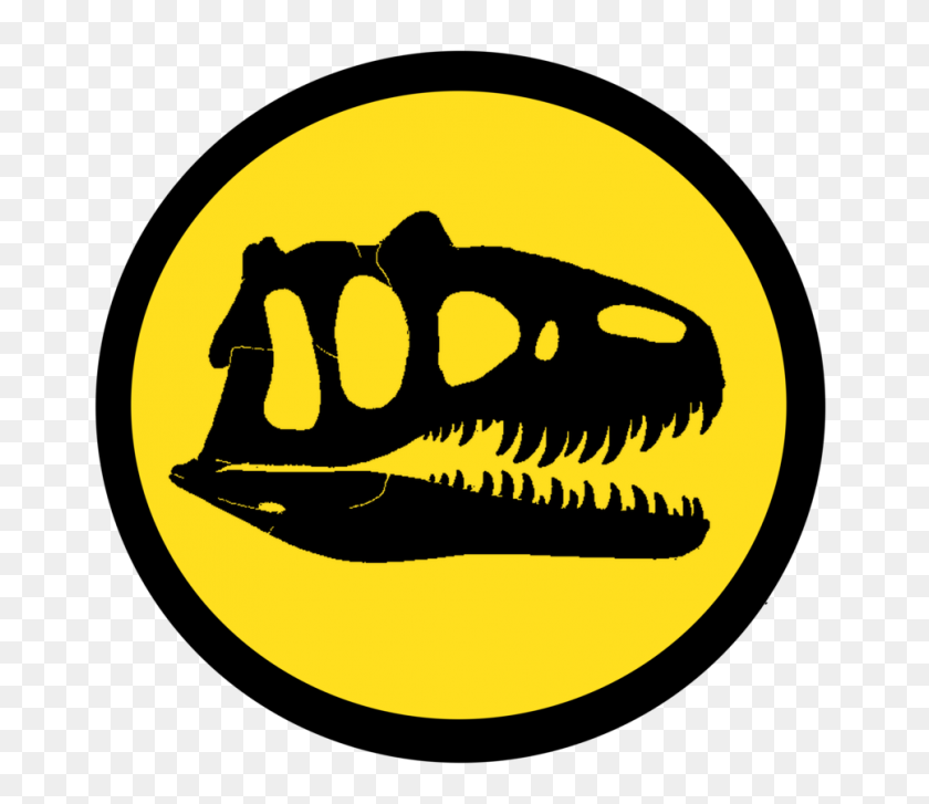 967x827 Парк Юрского Периода Аллозавр Логотип Динозавра - Логотип Парк Юрского Периода Png