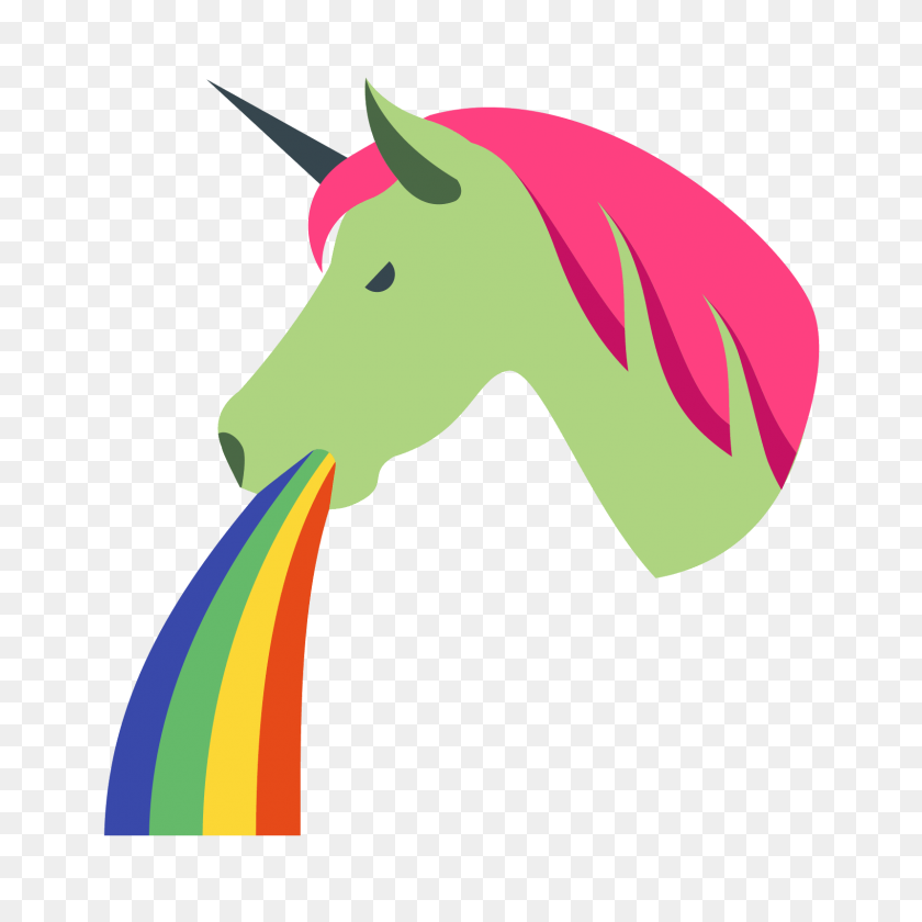 1600x1600 Just Arrived Unicorn Images Free Download Vomiting Icon Png - Unicorn Vector PNG