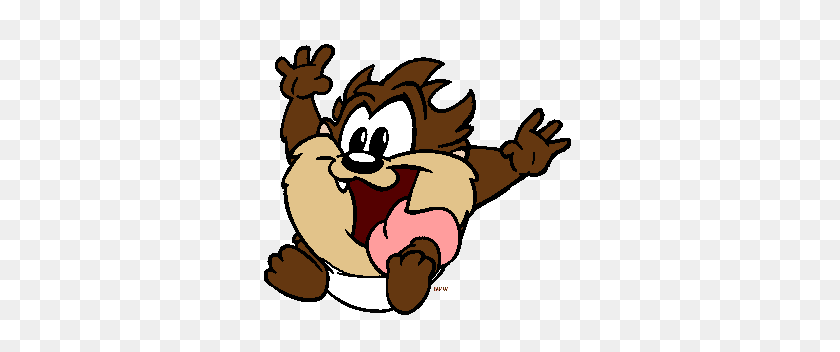 312x292 Just Baby Looney - Taz Clipart