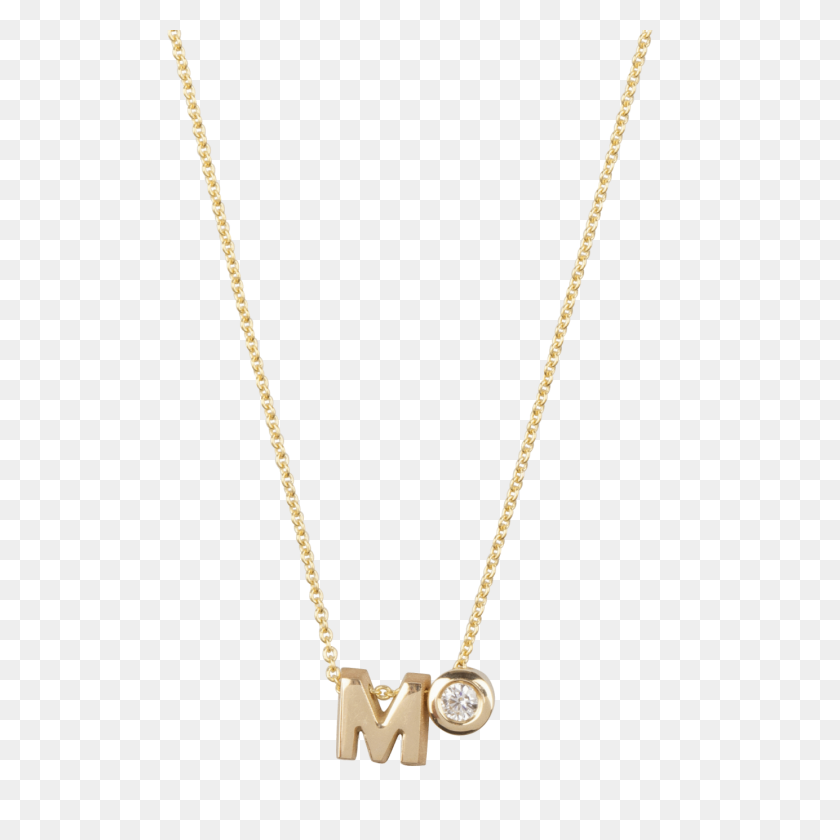 1384x1384 Just Franky Capital Necklace - Diamond Chain PNG