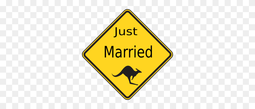 300x300 Just Married Clip Art - Just Married Clipart