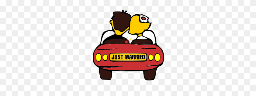 256x256 Just Married Clipart Png Image - Just Married PNG