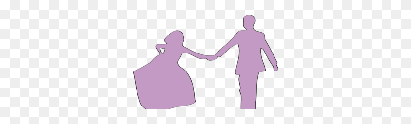 298x195 Just Married Couple Clip Art - Getting Married Clipart