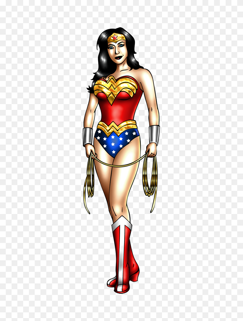 375x1050 Justice League - Wonderwoman PNG