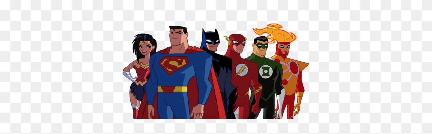 1600x413 Justice League Heroes Batman Green Lantern Joker Cartoon Network - Justice League PNG