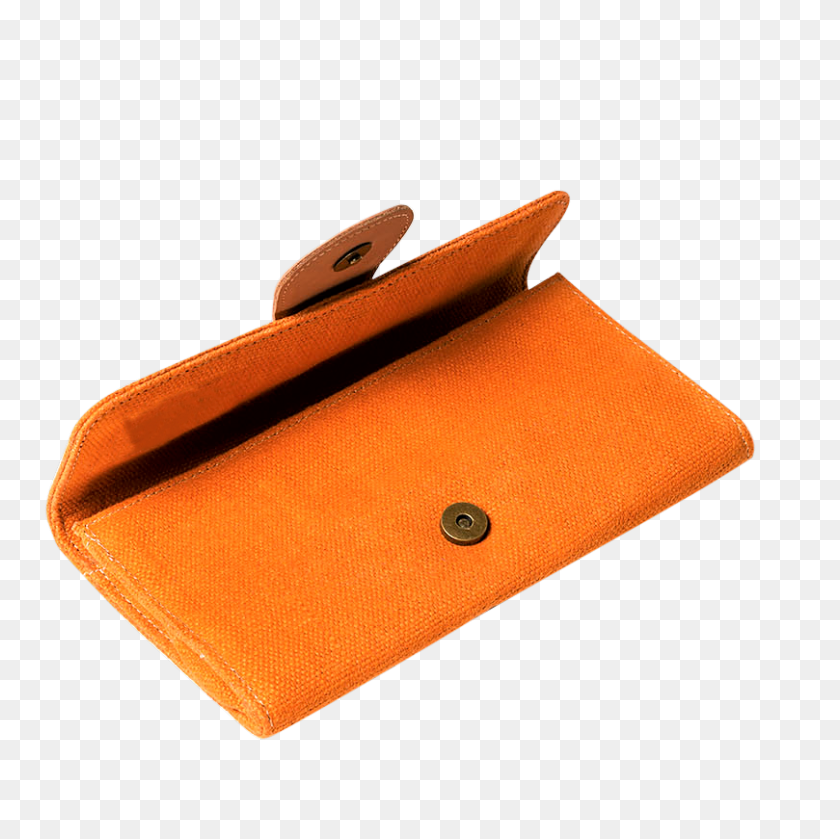 Оранжевый кошелек