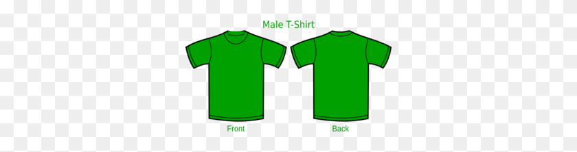 300x162 K Green T Shirt Clip Art - Tshirt Outline Clipart