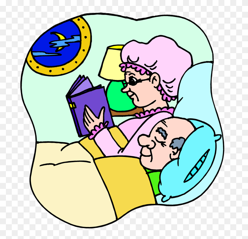 706x750 K O P E L Clipart Bed - Girl Reading Book Clipart