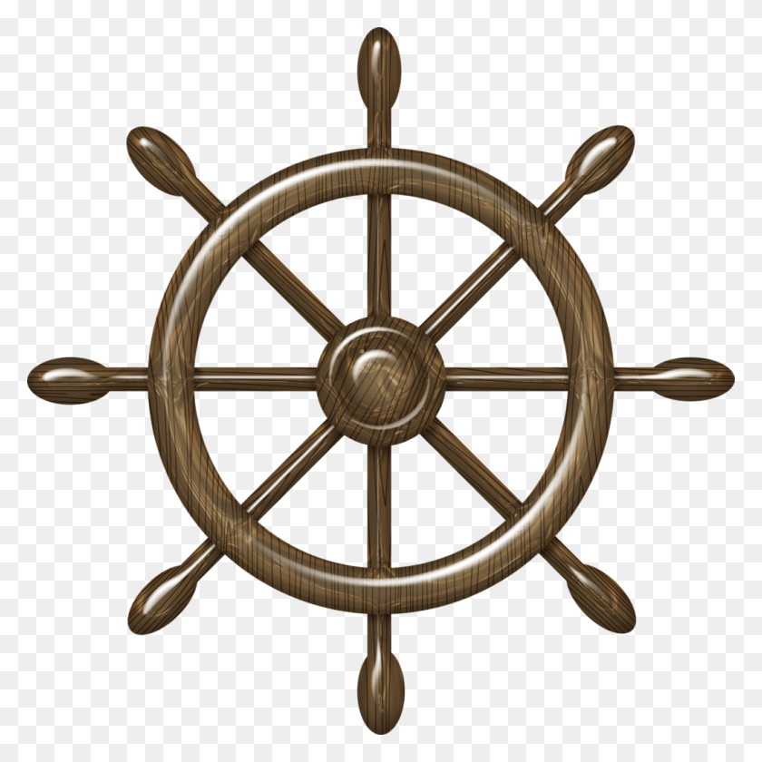 1024x1024 Kaagard Littletraveler Wheel Cute Clip Art Ship - Ship Wheel PNG