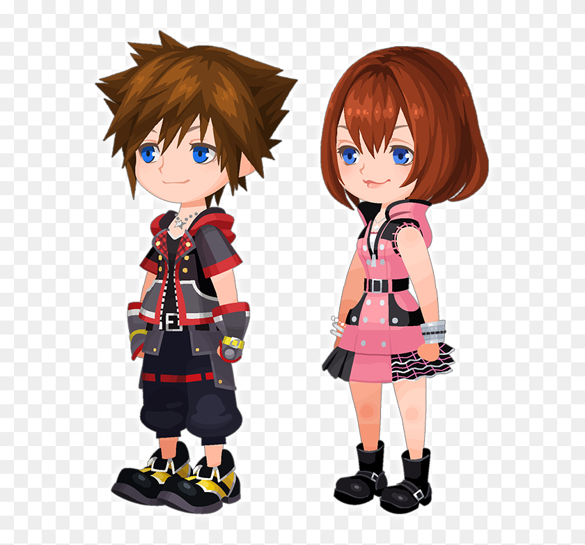 593x722 Kairi's Kingdom Hearts Iii Design Revealed Kingdom Hearts News - Kingdom Hearts Sora PNG