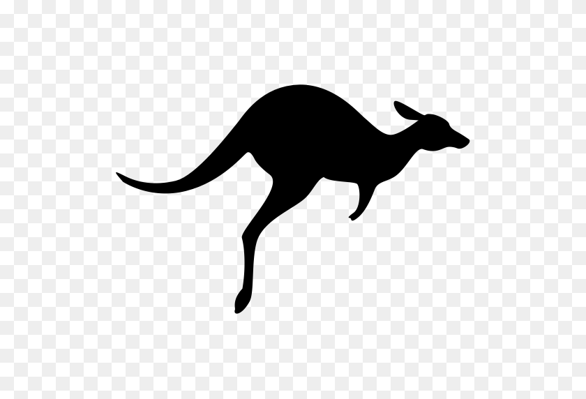 512x512 Kangaroo, Animal, Animals Icon With Png And Vector Format For Free - Kangaroo PNG