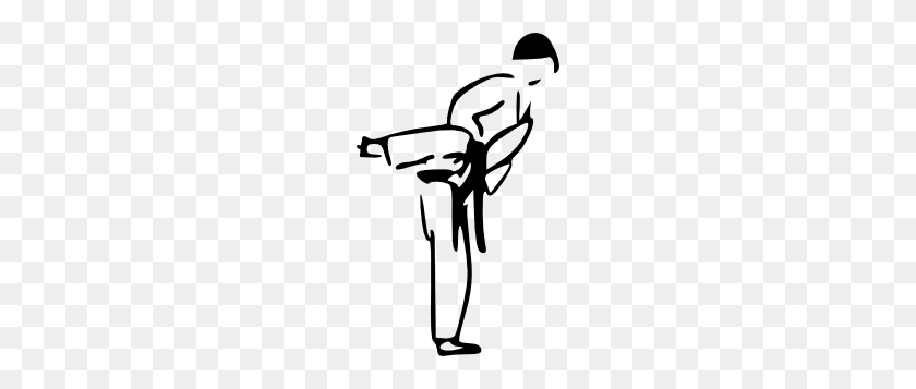 186x297 Karate Clip Art - Self Defense Clip Art