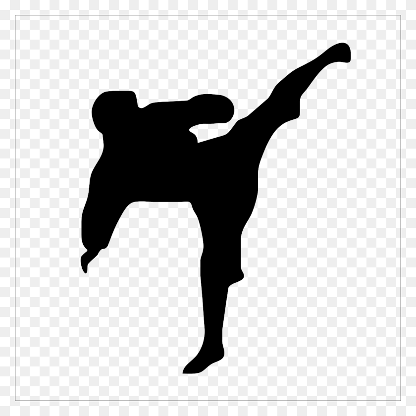 1204x1204 Imágenes Prediseñadas De Karate High Kick - Imágenes Prediseñadas De Patada De Karate