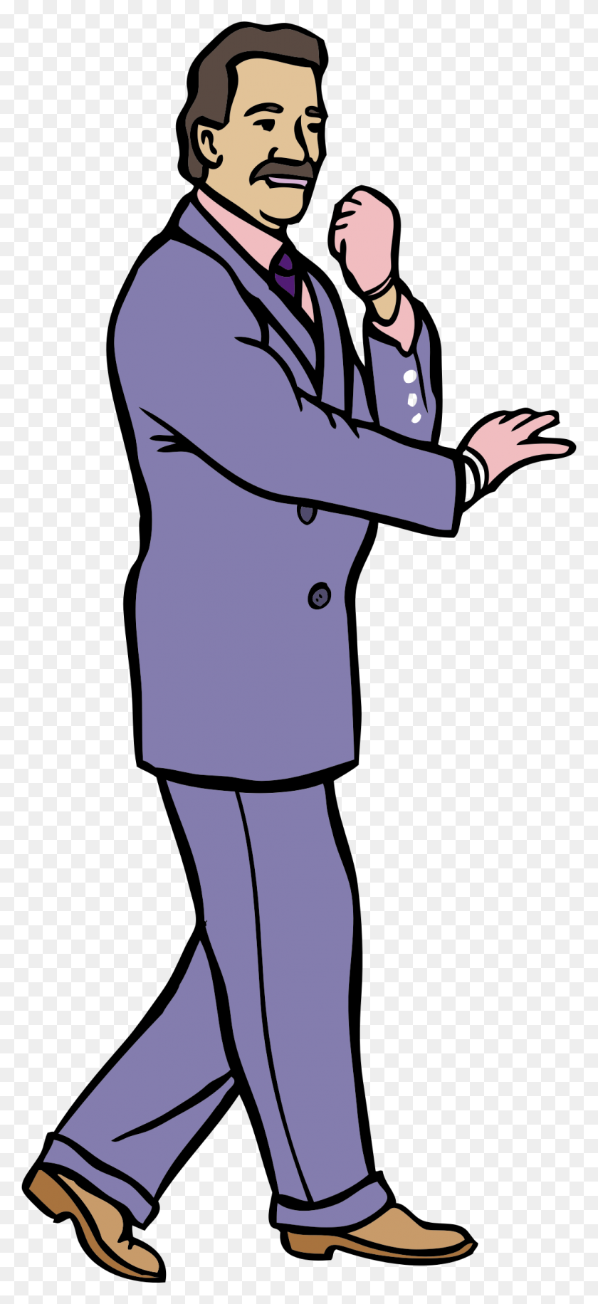 1056x2400 Karate Guy In A Fashionable Purple Suit W Gloves Icons Png - Man In Suit PNG