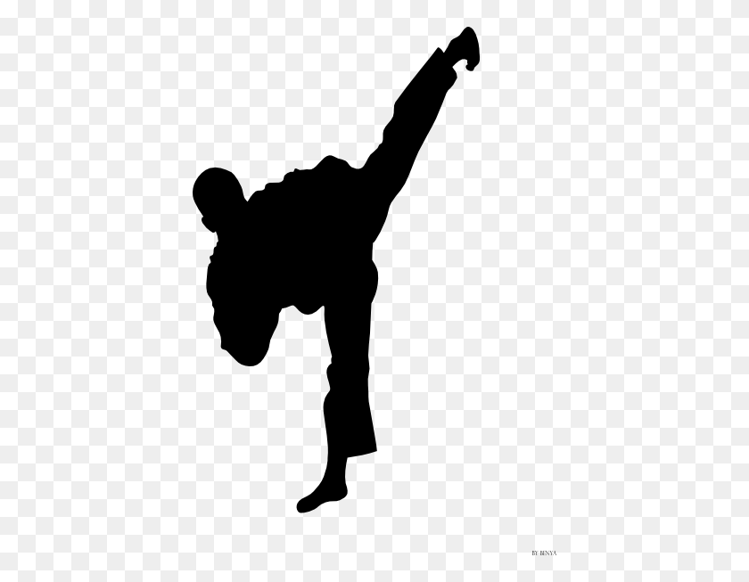 408x593 Karate Patada Clip Art - Kung Fu Clipart
