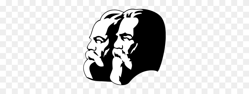 278x259 Karl Marx And Friedrich Engels - Karl Marx PNG