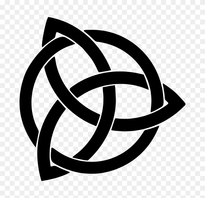 742x750 Символ Кармы Triquetra, Кельтский Узел, Значение - Triquetra Png