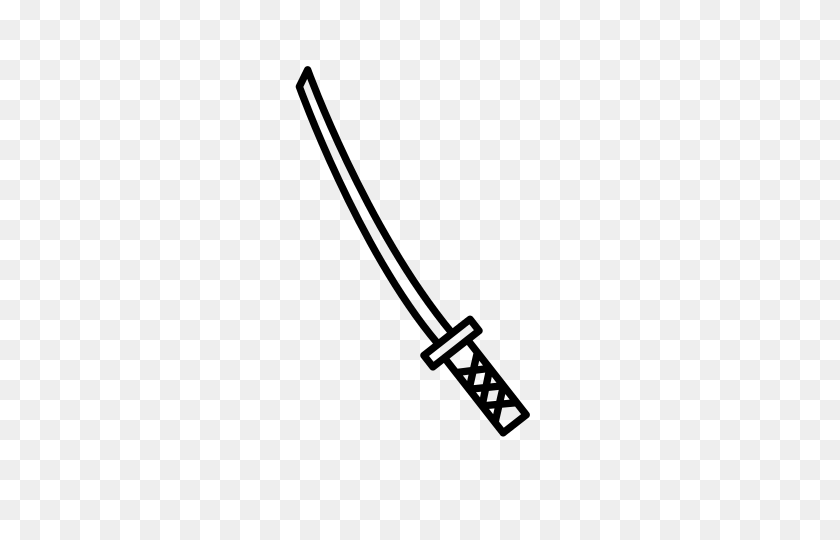 480x480 Katana Sword - Katana Sword Clipart
