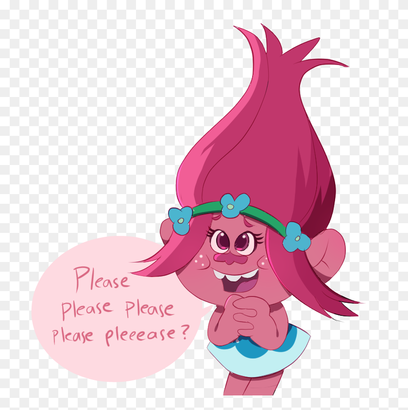 724x785 Kate's Place Home Of The Therapy Troll Bunkerbash - Poppy Trolls Clipart