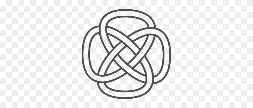 297x299 Kattekrab Celtic Inspired Knots Clip Art - Celtic Cross Clipart