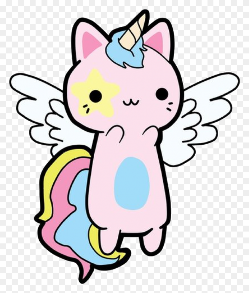 1596x1897 Kawaii Kitty Cat Caticorn Unicorn Please Vote For Me - Unicorn Ears Clipart