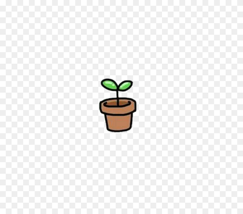 679x679 Kawaii Sprout Greenleaf Mochi Cute Cutenessstickerremix - Росток Клипарт