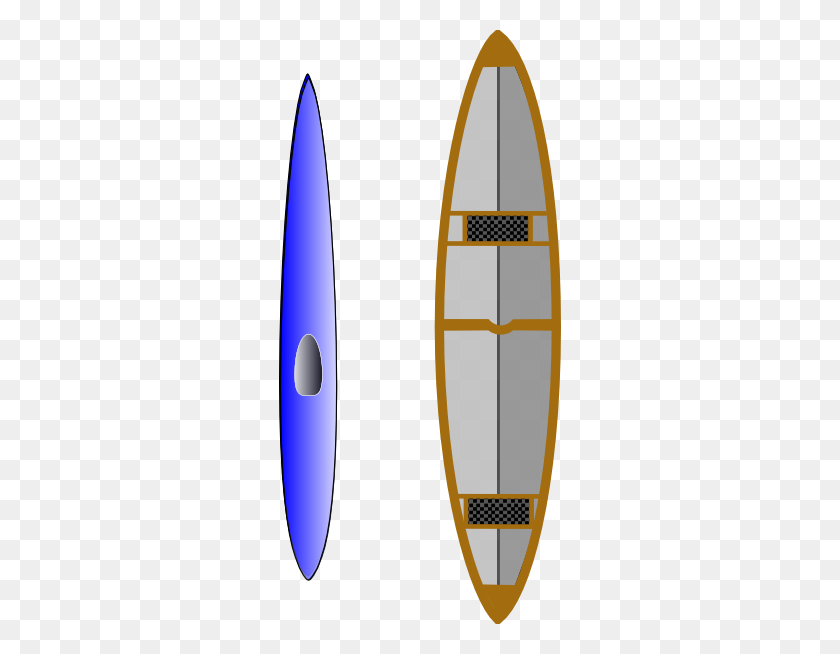 282x594 Imágenes Prediseñadas De Kayak Y Canoa En Vector Clipart - Canoe Clipart